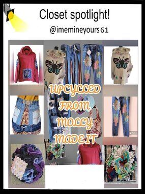 Check out @imemineyours61's Closet For UPCYCLED Repurposed AND HAND CRAFTED